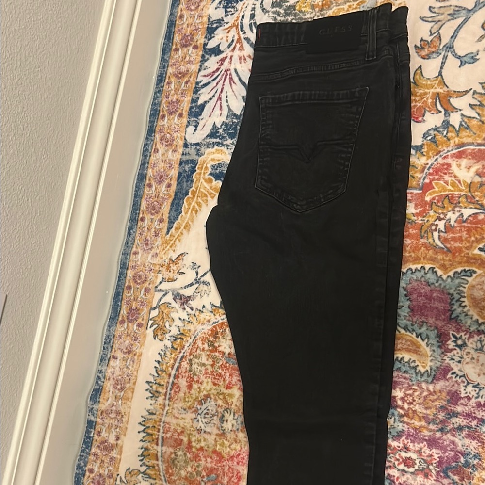 Guess Men's Black Slim Jeans